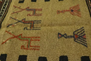 Multicolored Tribal 3X6 Sumak Herati Persian Rug