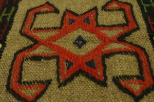 Khaki Tribal 3X6 Sumak Herati Persian Rug