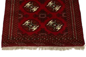 Red Tribal 3X5 Turkoman Ghoochan Persian Oriental Rug