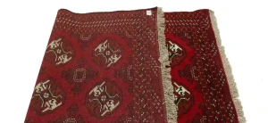 Red Tribal 3X5 Turkoman Ghoochan Persian Oriental Rug