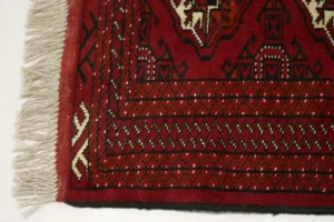Red Tribal 3X5 Turkoman Persian Rug