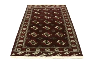 Burgundy Tribal 5X7 Turkoman Persian Oriental Rug