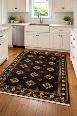 Burgundy Tribal 5X7 Turkoman Persian Oriental Rug