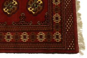 Red Tribal 3X10 Turkoman Persian Runner Rug