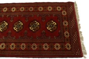 Red Tribal 3X10 Turkoman Persian Runner Rug