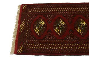 Red Tribal 2X10 Turkoman Persian Runner Rug