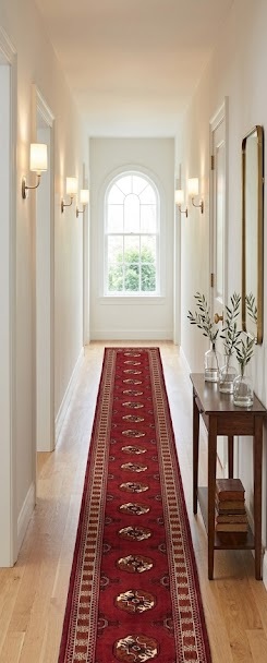 Red Tribal 2X10 Turkoman Persian Runner Rug - Image 2