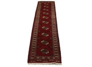 Red Tribal 2X10 Turkoman Persian Runner Rug