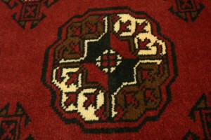 Red Tribal 3X10 Turkoman Persian Runner Rug