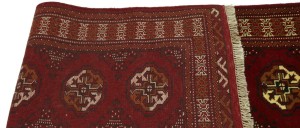 Red Tribal 2X10 Turkoman Persian Runner Rug