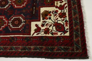 Vintage Red Tribal 3X6 Balouch Persian Rug