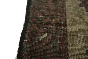 Vintage Vanilla Cream Tribal 3X6 Balouch Persian Rug