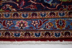 Vintage Red Traditional 10X13 Kashan Persian Rug