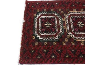 Vintage Red Tribal 3X6 Balouch Persian Rug