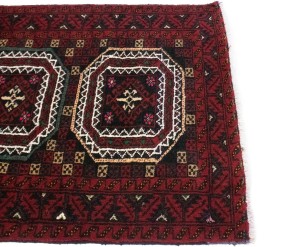 Vintage Red Tribal 3X6 Balouch Persian Rug
