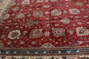 Vintage Red Classic 10X13 Tabriz Persian Rug