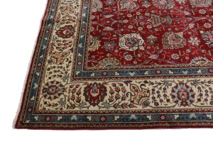 Vintage Red Classic 10X13 Tabriz Persian Rug