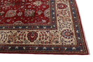 Vintage Red Classic 10X13 Tabriz Persian Rug