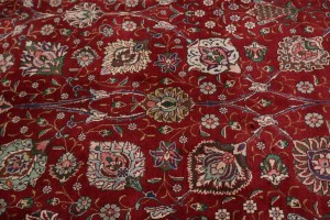 Vintage Red Classic 10X13 Tabriz Persian Rug