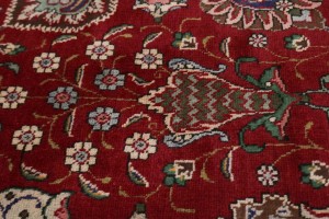 Vintage Red Classic 10X13 Tabriz Persian Rug