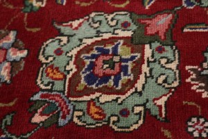 Vintage Red Classic 10X13 Tabriz Persian Rug