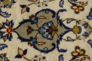 Semi Antique Beige Traditional 8X12 Kashan Persian Rug