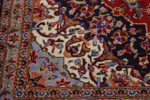 Vintage Red Traditional 10X13 Kashan Persian Rug