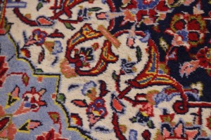 Vintage Red Traditional 10X13 Kashan Persian Rug