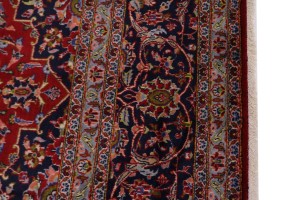 Vintage Red Traditional 10X13 Kashan Persian Rug