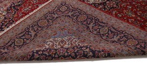 Vintage Red Traditional 10X13 Kashan Persian Rug