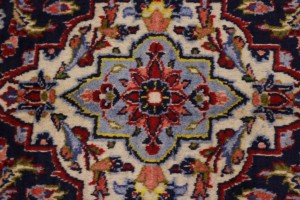 Vintage Red Traditional 10X13 Kashan Persian Rug