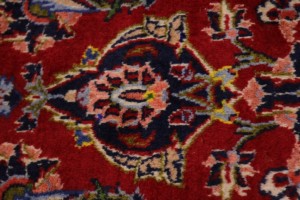 Vintage Red Traditional 10X13 Kashan Persian Rug