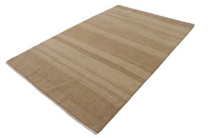 Beige Tribal 5'6X8'7 Gabbeh Persian Rug