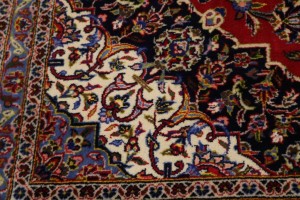 Vintage Red Traditional 10X13 Kashan Persian Rug