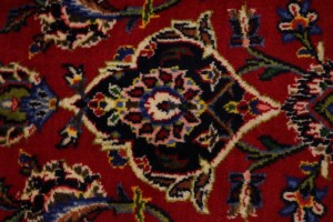 Vintage Red Traditional 10X13 Kashan Persian Rug