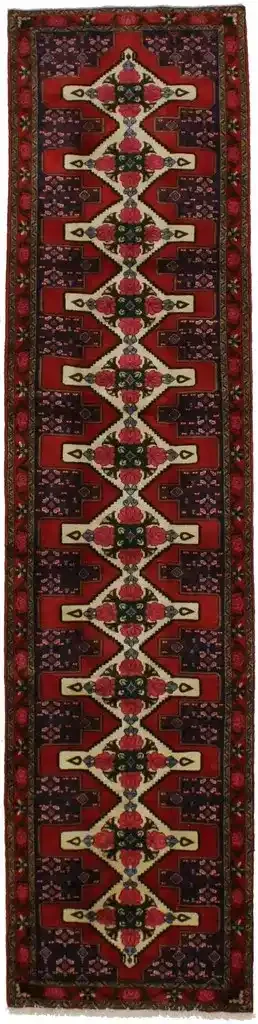 Red Vintage Floral 3X13 Bidjar Sanneh Persian Runner Oriental Rug