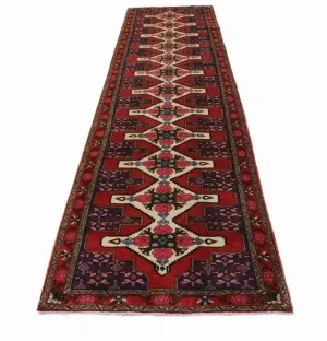 Red Vintage Floral 3X13 Bidjar Sanneh Persian Runner Oriental Rug