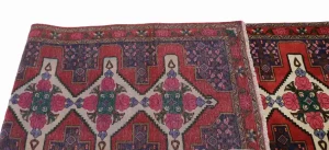 Red Vintage Floral 3X13 Bidjar Sanneh Persian Runner Oriental Rug