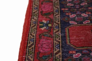 Red Vintage Floral 3X13 Bidjar Sanneh Persian Runner Oriental Rug