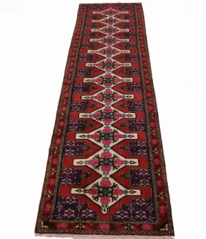 Red Vintage Floral 3X13 Bidjar Sanneh Persian Runner Oriental Rug