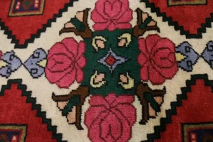 Red Vintage Floral 3X13 Bidjar Sanneh Persian Runner Oriental Rug