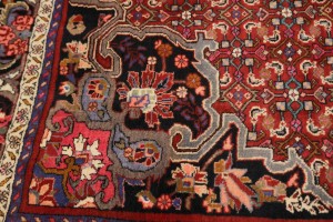 Vintage Red Tribal 6'7X10'5 Zanjan Persian Rug