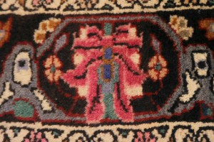 Vintage Red Tribal 6'7X10'5 Zanjan Persian Rug