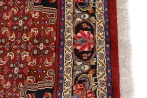 Vintage Red Tribal 6'7X10'5 Zanjan Persian Rug
