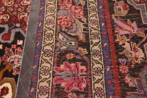 Vintage Red Tribal 6'7X10'5 Zanjan Persian Rug