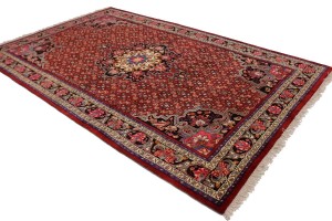 Vintage Red Tribal 6'7X10'5 Zanjan Persian Rug