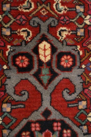 Vintage Red Tribal 6'7X10'5 Zanjan Persian Rug