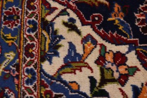 Vintage Red Traditional 8X12 Kashan Persian Rug