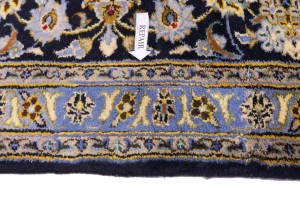 Vintage Navy Blue Traditional 10X13 Kashan Persian Rug