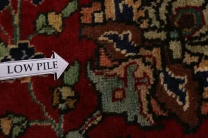 Vintage Red Classic Traditional 10X13 Tabriz Persian Rug